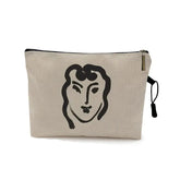 Abstract Print Makeup Storage Bag